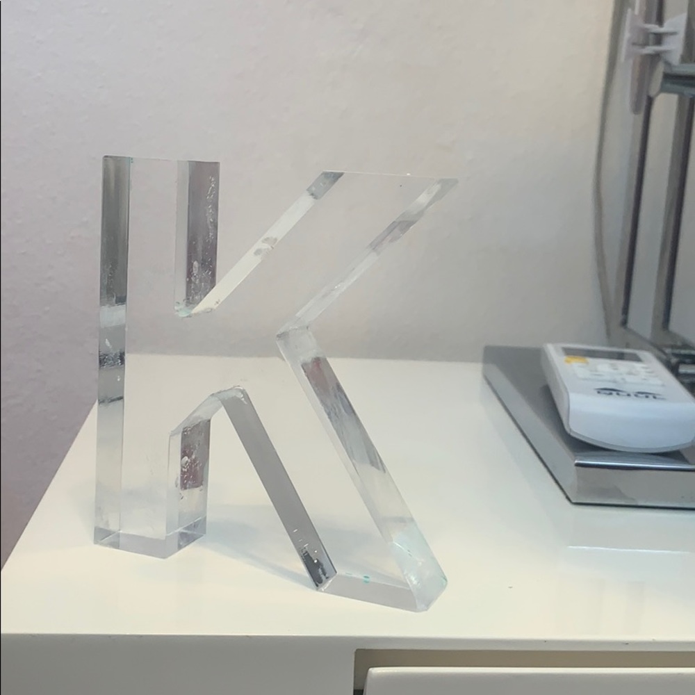 Clear letter K